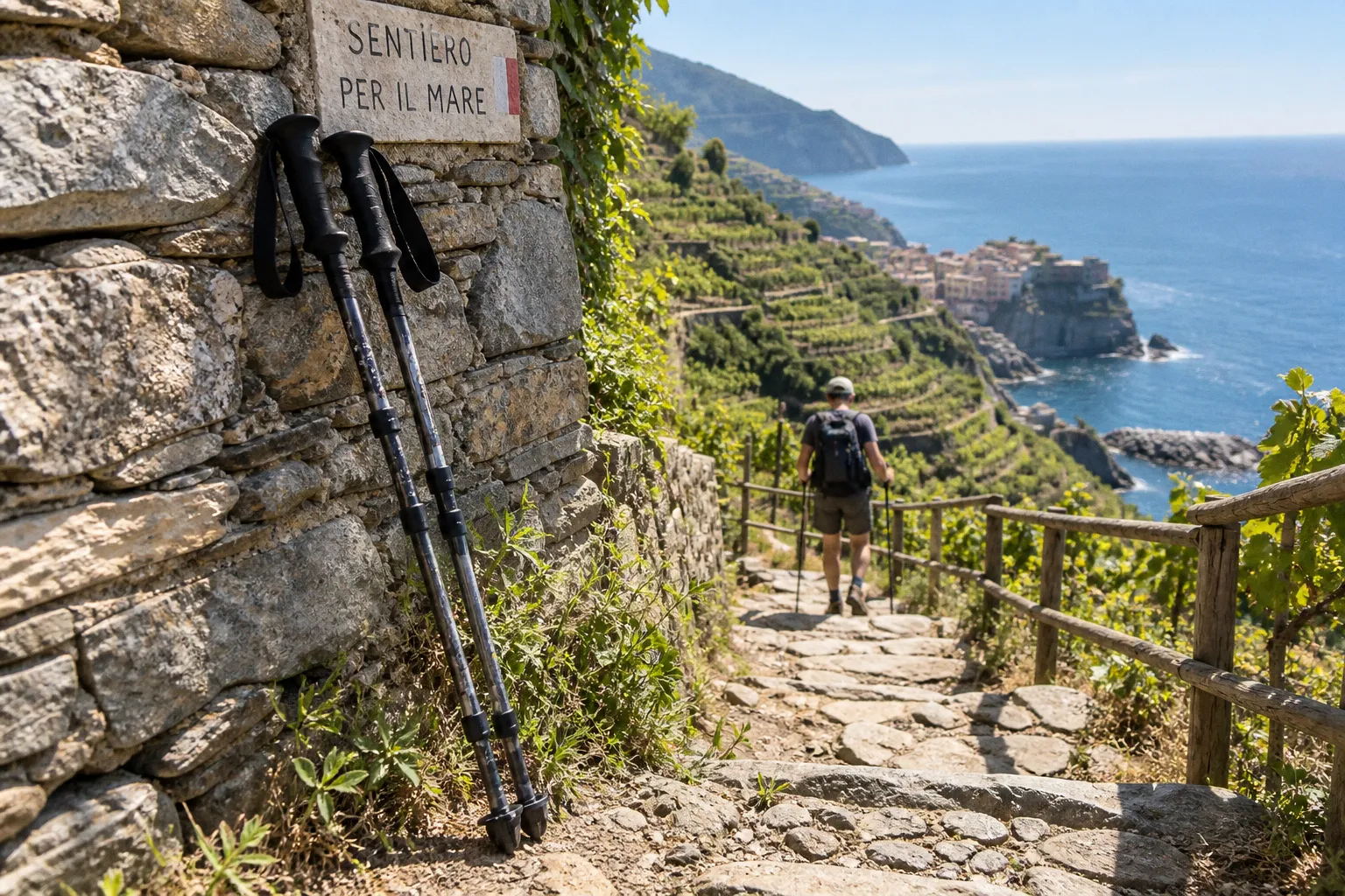 Bastoncini da trekking sui sentieri liguri: servono davvero?