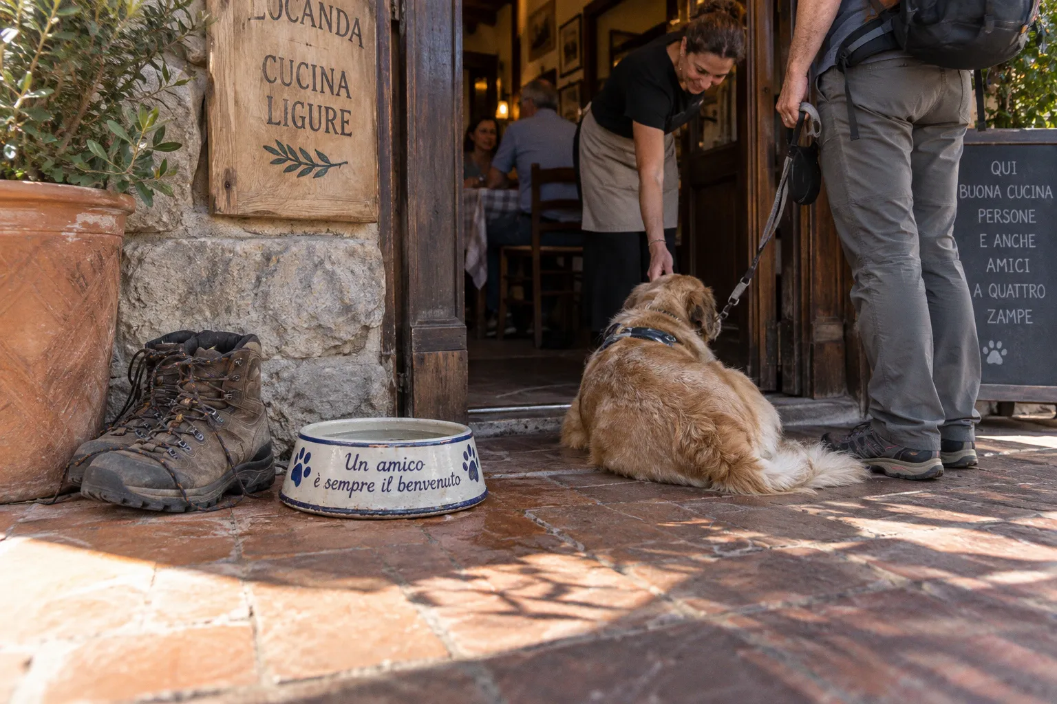 Cani nelle locande liguri: cosa aspettarsi dall'accoglienza
