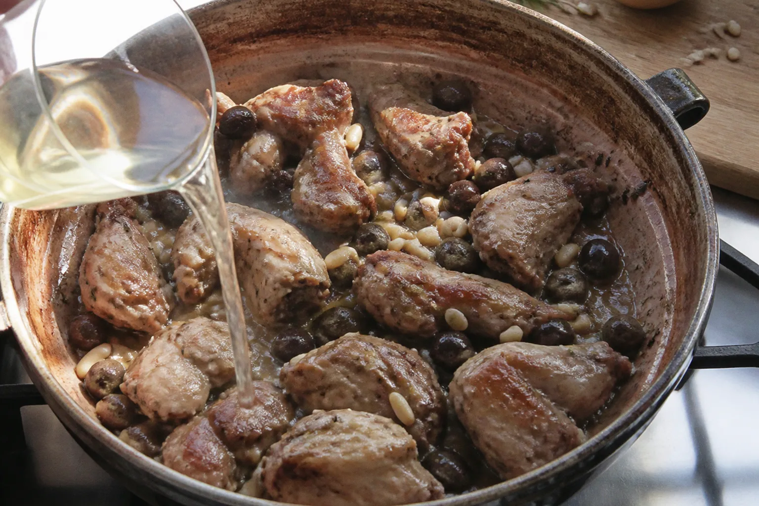 Coniglio alla ligure: quale vino usare per sfumare?