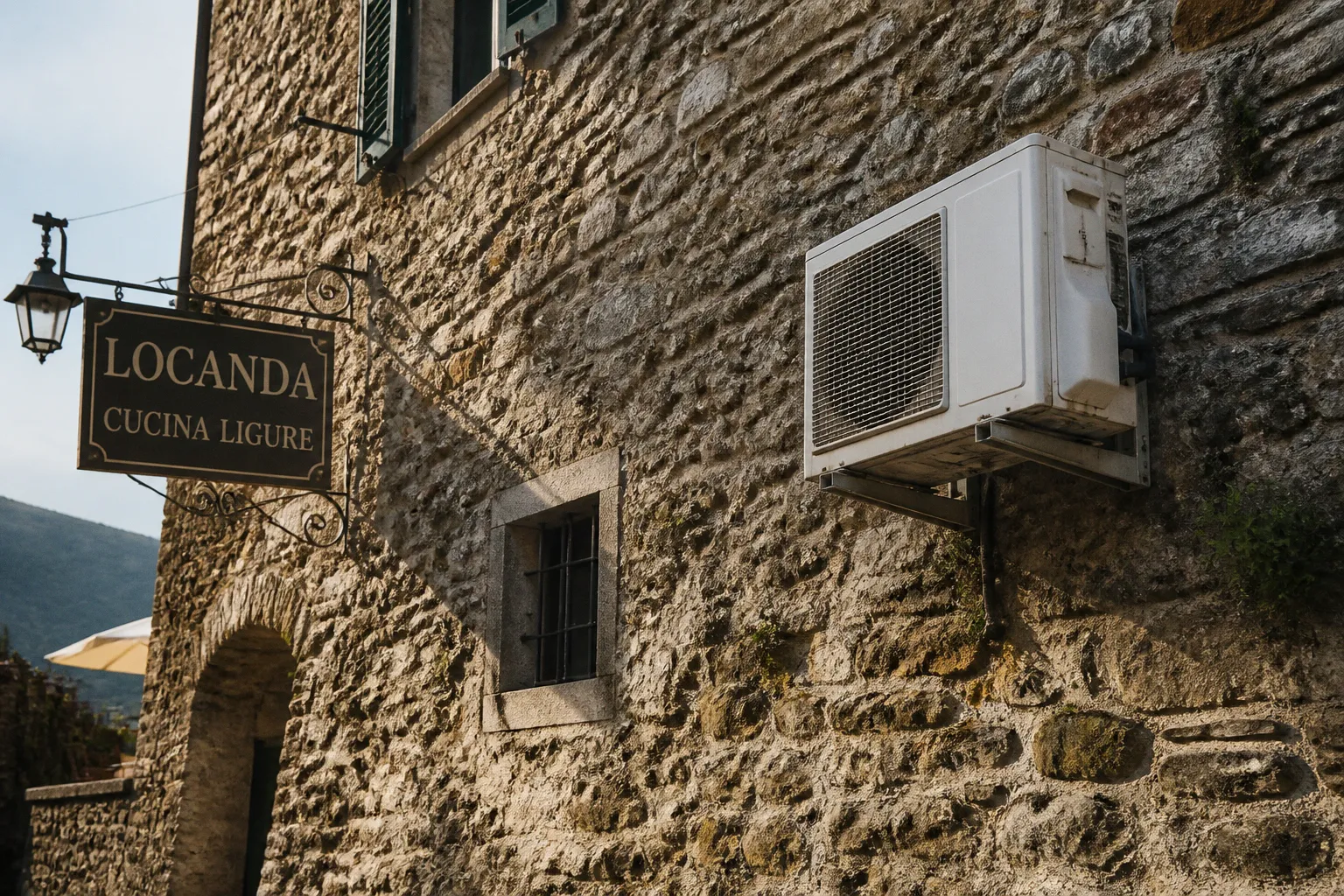 Locande in pietra: il caso dell'aria condizionata