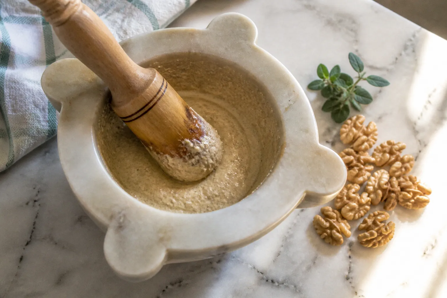 Salsa di noci ligure: il trucco per eliminare l'amaro