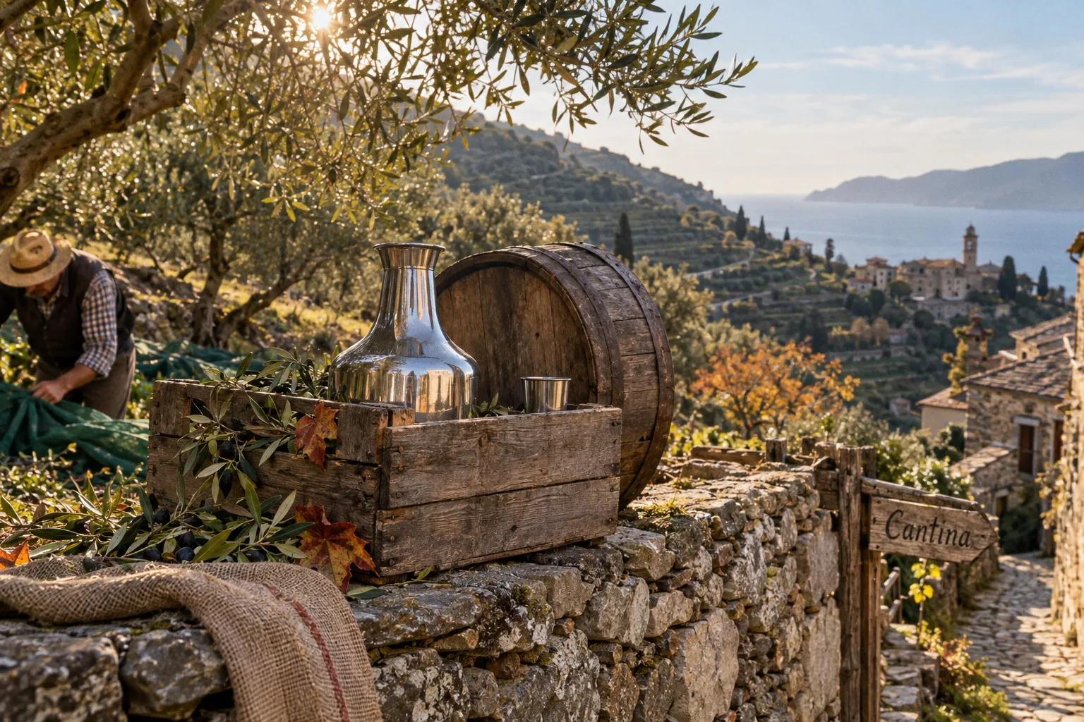 Vino bianco ligure: affinamento in acciaio o in legno?